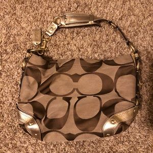 Coach authentic mid size handbag